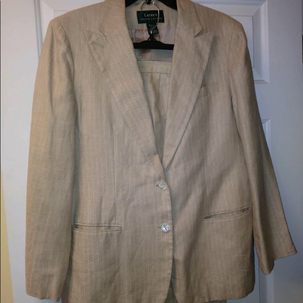 Lauren Ralph Lauren ladies 2 piece linen suit